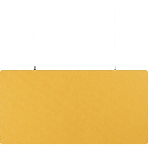 eurokraft basic Akustična stropna plošča, PET-klobučevina, VxŠ 600 x 1200 mm, pravokotna oblika, rumene barve Cene
