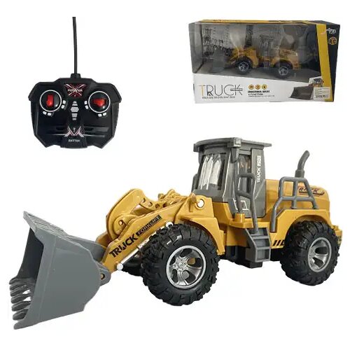 Magic Toys RC Buldožer na daljinsko upravljanje delovni stroj s svetlobnimi učinki v merilu 1/30 24cm Cene