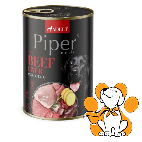 Piper Dog Beef Liver 400g, Vlažna Hrana Za Pse Sa Goveđom Džigericom Cene