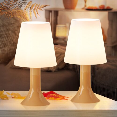 Nettlife Lampe de table salon lampe de chevet avec c&acirc;ble lampe de table lot de 2 petites lampes E14 lampes de table modernes, (22143967) Cene
