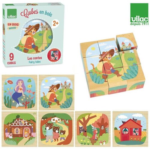 Vilac Drvena puzzla dječje priče Slike