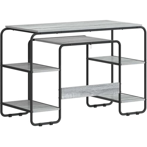  Stol s pohranom Siva Sonoma 113 5 x 52 x 75 5 cm - Siva Sonoma Slike