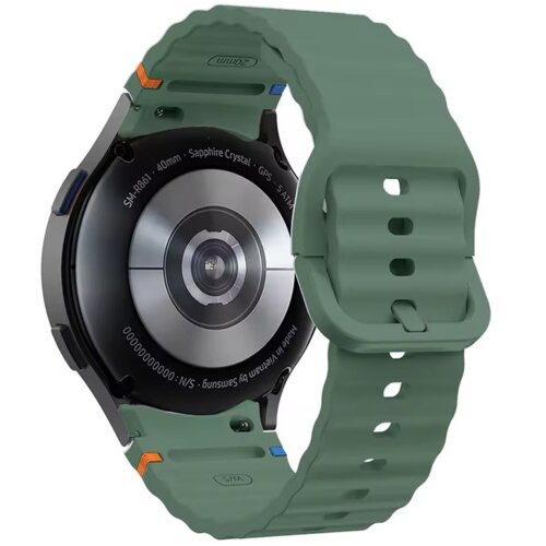  Silikonska narukvica za pametni sat Samsung Galaxy watch 7 zelena Cene