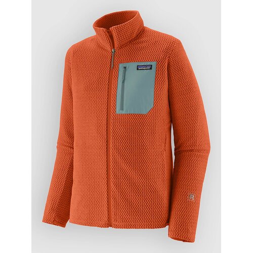 Patagonia R1 Air Jakna iz flisa coal orange Cene