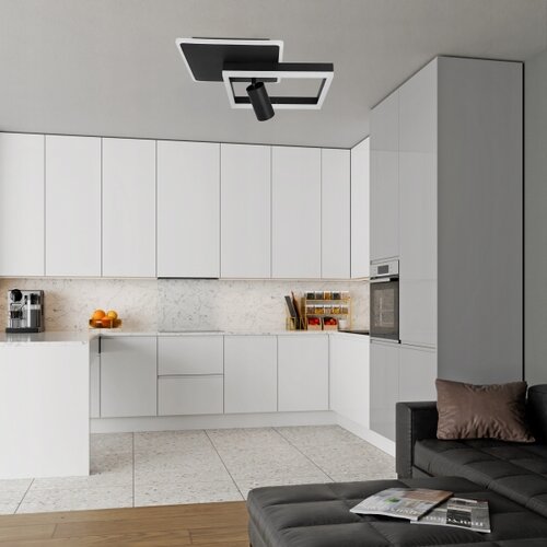 LED plafonsko svetlo LED/38W/230V + 1xGU10/30W crno Slike