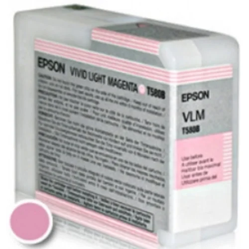 Epson ink cartridge vivid light magenta T 580 80 ml T 580B