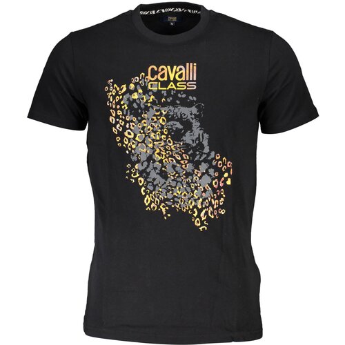 Cavalli Class T-SHIRT SHORT SLEEVE MAN BLACK Cene