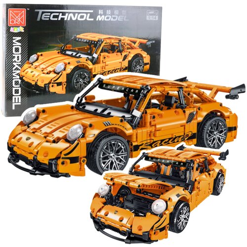 Kockice za slaganje sportskog automobila GT Racing 1:14 sa 1268 elemenata Slike