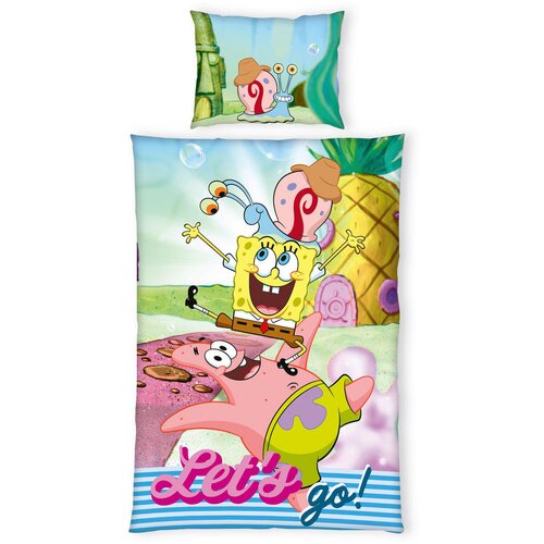 SPONGE BOB mladinska posteljnina 140/200 cm večbarvno Cene