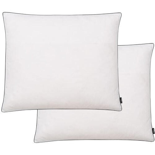 vidaXL Vzglavnik 2 kosa s polnilom iz puha/perja 70x60 cm bele barve, (20707735) Cene