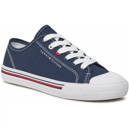 Tommy Hilfiger Modne superge Low Cut Lace Up Sneaker T3X9-33324-0890 S Blue 800