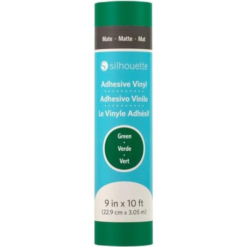 Silhouette Matte Removable Vinyl - 22,9 cm x 3 m - Green Slike