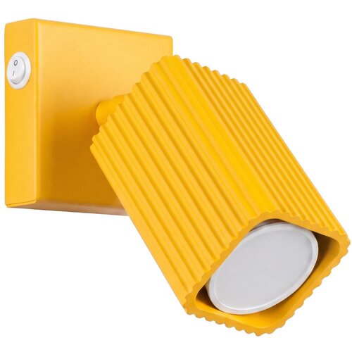 Sollux Lighting Stenska svetilka RAYO rumena s stikalom, (5000499325) Cene