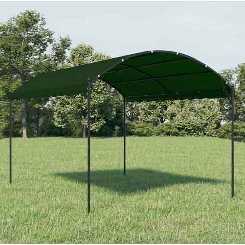 Gazebo 4 x 3 x 2,6 m Zelena Poliester i čelik Cijene