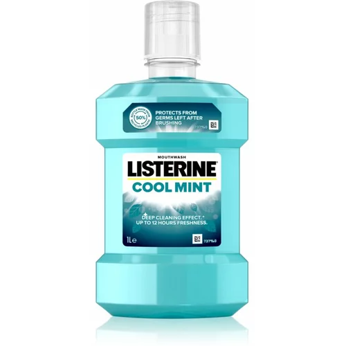 Listerine mouthwash Cool Mint vodica za ispiranje usta za svjež dah 1000 ml