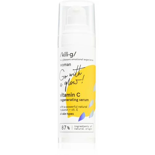 Kilig Vitamin C regeneracijski serum za obraz s hialuronsko kislino 30 ml