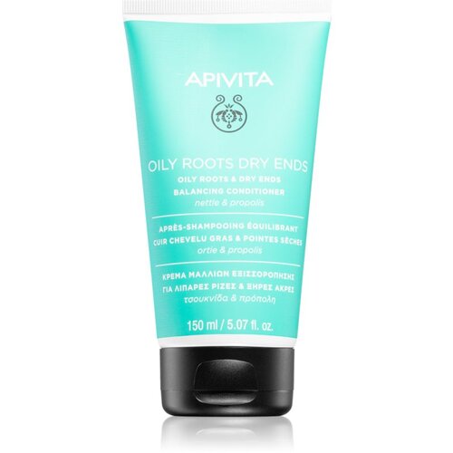 Apivita Holistic Hair Care Nettle & Propolis balzam za mastno lasišče in suhe konice 150 ml Cene