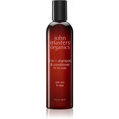 John Masters Organics Zinc & Sage 2-in-1 Shampoo & Conditioner šampon i regenerator 2 u 1