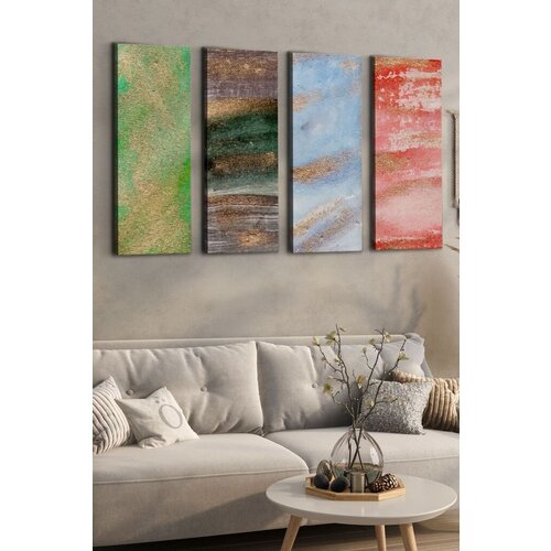 Wallity slika Ersycnvs4Asm3, 30x90 cm, 4 dela Cene