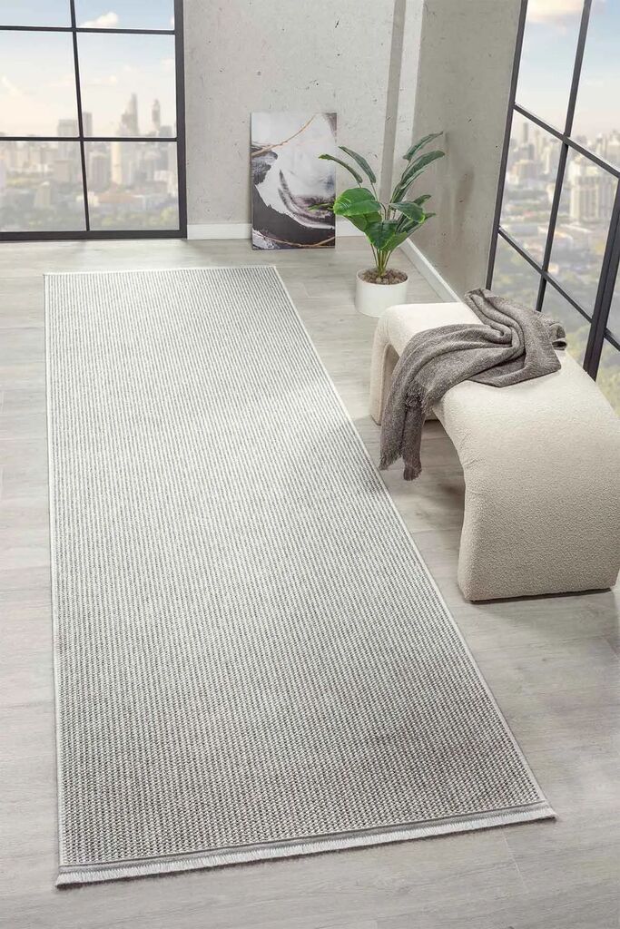 Conceptum Hypnose Tepih K838A, Pravougaoni, 100x600 cm, Sivi Cene