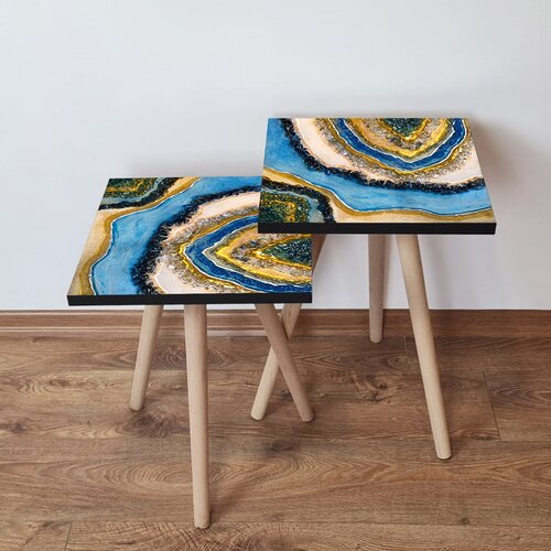 Hanah home Set 2 stočića 2Shp291 Multicolor Cene