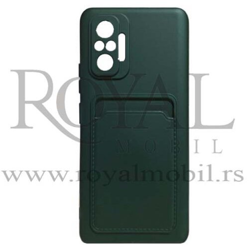  futrola soft sa dzepicem za xiaomi mi note 10 / mi note 10 pro maslinasto zelena Slike