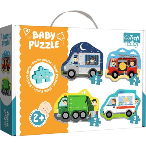 Puzzle Baby Classic - Vehicles and competitions / Trefl Baby 36071 Cene