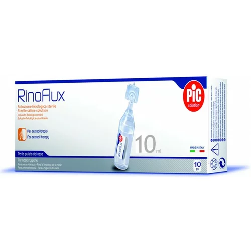 Pic RinoFlux, sterilna fiziološka raztopina 10×10 ml