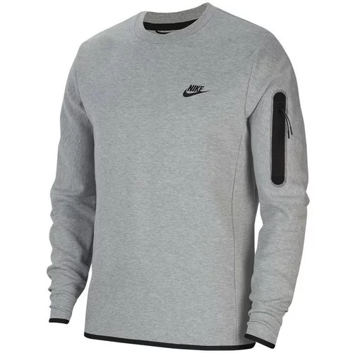 Nike Puloverji Sportswear Tech Fleece Siva