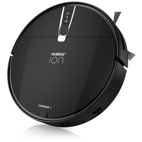 Niceboy ion charles i4 - pametan robotski usisivač 2 u 1 4400 mah wi-fi crna + daljinski upravljač Cene