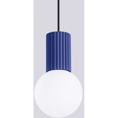 Sollux SL.1739 - visilica na sajli halo 1xG9/8W/230V prečnik 12 cm plava Slike