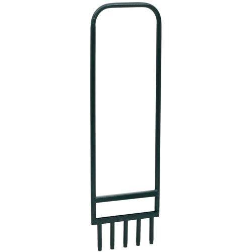 vidaXL Prezračevalnik trave s 5 votlimi zobmi zeleno prašno jeklo Cene