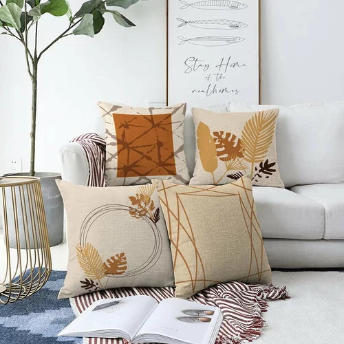 Minimalist Cushion Covers Komplet 4 prevlek za okrasne blazine Neutral, 55 x 55 cm