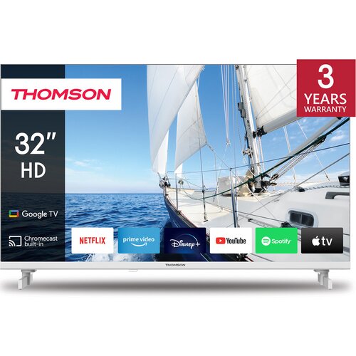Thomson 32HG2S14W LED, 81 cm (32"), HD, Google TV, bel (Pure White) televizor, (22146646) Cene