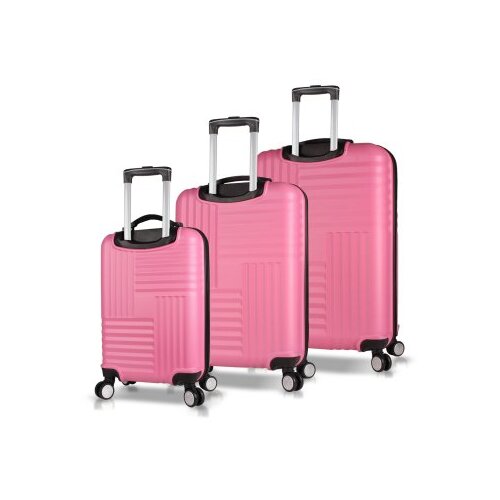 Zoozie Bags set kofera 8142, 3 dijela, roze Cene