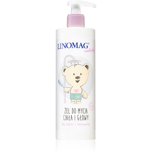 Linomag Emolienty Shampoo & Shower Gel gel za prhanje in šampon 2v1 za otroke od rojstva 400 ml Cene