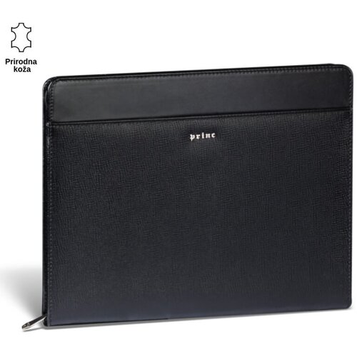 PRINC LEATHER Kožna fascikla Luxury, Crna Cene