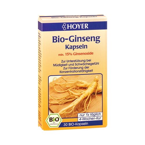 HOYER ginseng kapsule bio Slike
