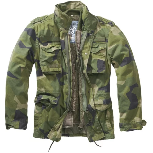Brandit army moška zimska jakna M65 giant, swedish camo