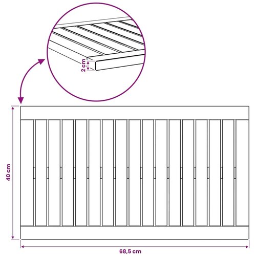  Gornji dio stola 68 5 x 40 x 2 cm Pravokutni Prirodna - Prirodna 68 5 x 40 x 2 cm Slike