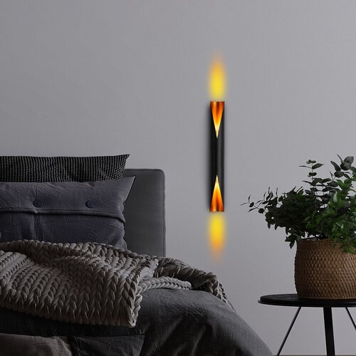 Opviq zidna lampa Vega-15366, 8x59x12cm, IP20, Crna Slike