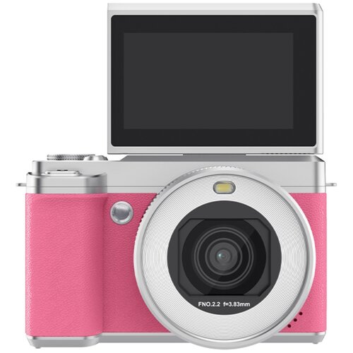 INF Digitalni fotoaparat z dvema lečama, 180° zasukljiv zaslon, 80MP, 5K Pink, (5000282812) Cene