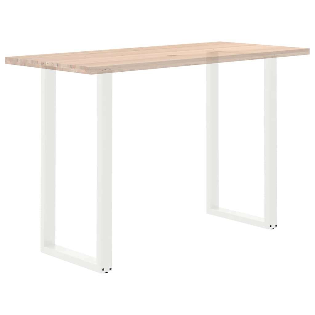  Noge za barsko mizo v obliki črke U, 2 kosa, bele, 60 x (110-111) cm, jeklo Slike