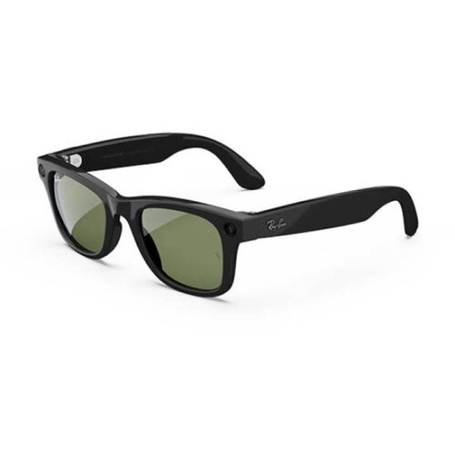 Ray-ban Naočare Meta Wayfarer - Clear To Green Transitions - Matte Black Slike