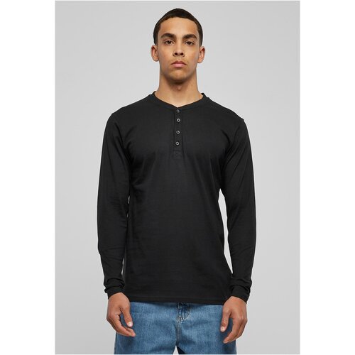 UC Men Basic Henley L/S Tee black Slike