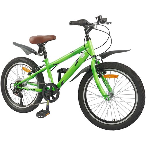  Dječji Bicikl 24 Inča 6-Speed za djecu od 8 do 12 godina Zelena Slike