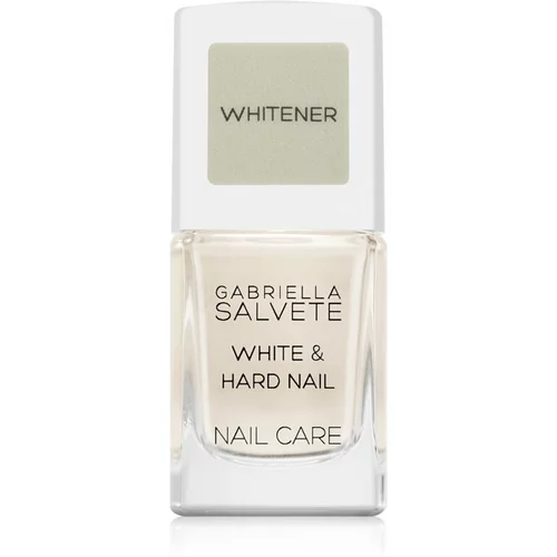 Gabriella Salvete Nail Care White & Hard Nail bazni lak za nokte s učvršćujućim učinkom 11 ml