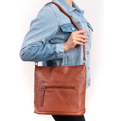 SHELOVET Brown Shoulder Bag Cene
