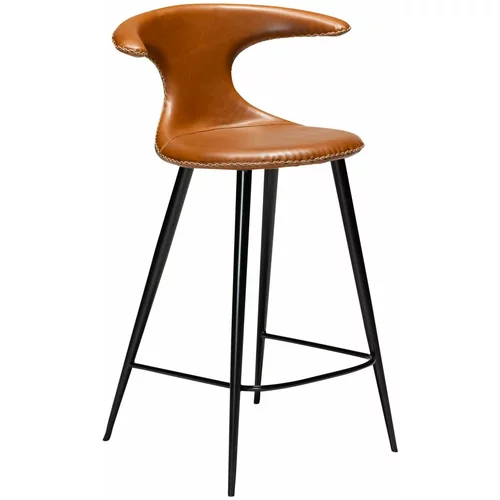 DAN-FORM Denmark Cognac smeđa barska stolica od imitacije kože Flair, visina 90 cm