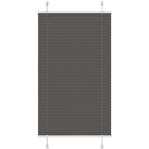 vidaXL Plisirana žaluzija črna 80x150 cm Širina tkanine 79,4 cm Cene